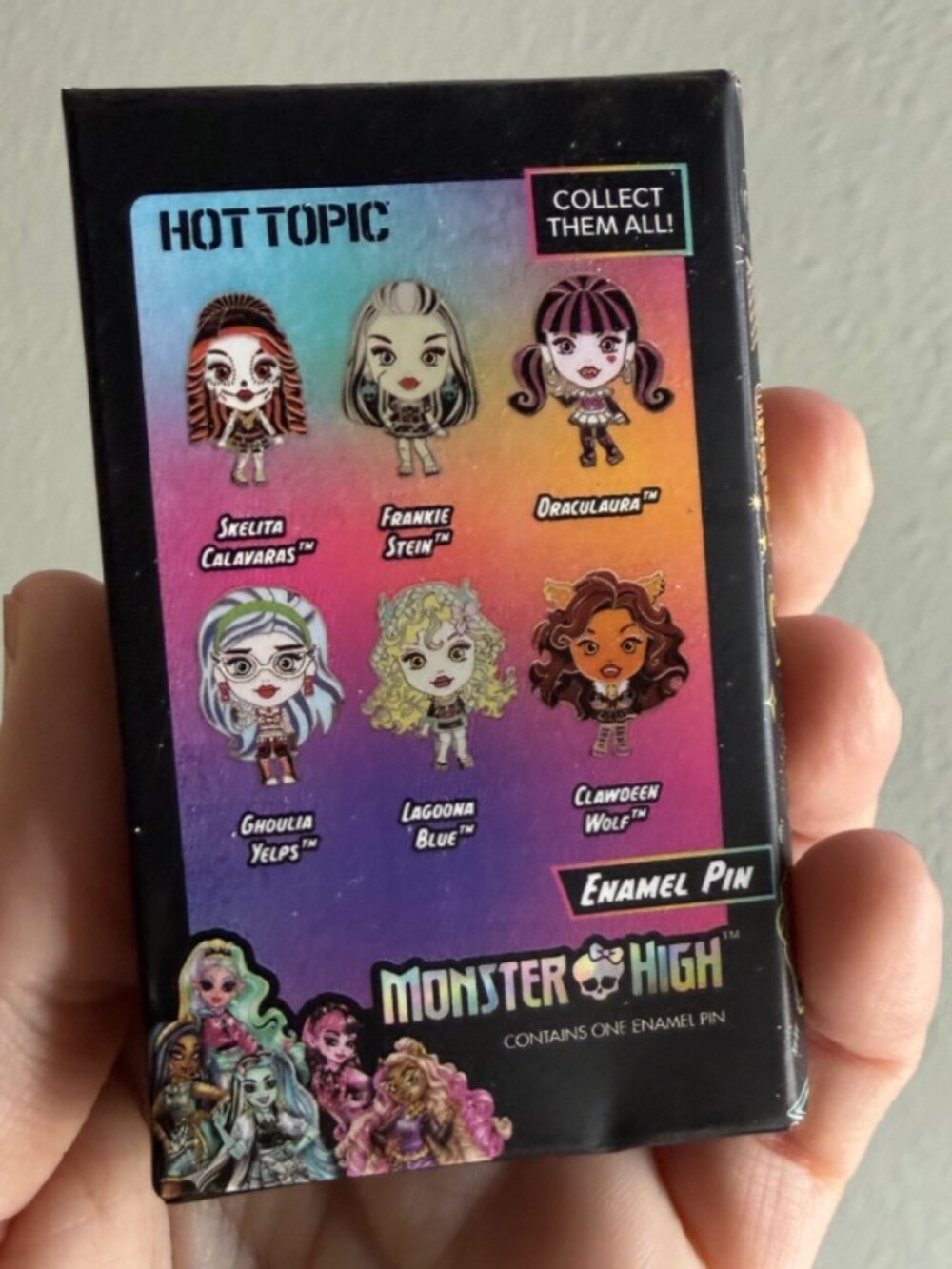 Monster High Chibi Enamel Pin Blind Box - NEW Hot Topic Exclusive